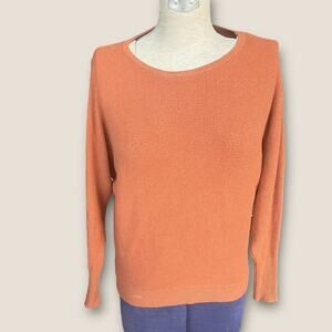 Tahari Orange Long Sleeve Top